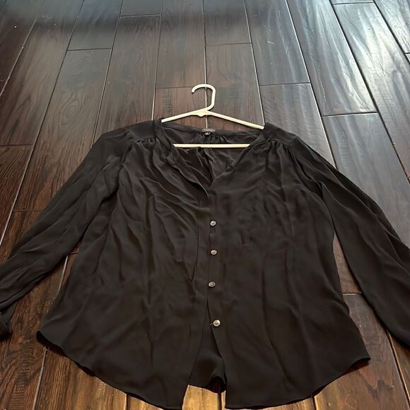 Black silk blouse  - Picture 1 of 3